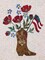 Seasonal Silhouettes Block 7 Laser Cut Fusible Applique Kit With Background,